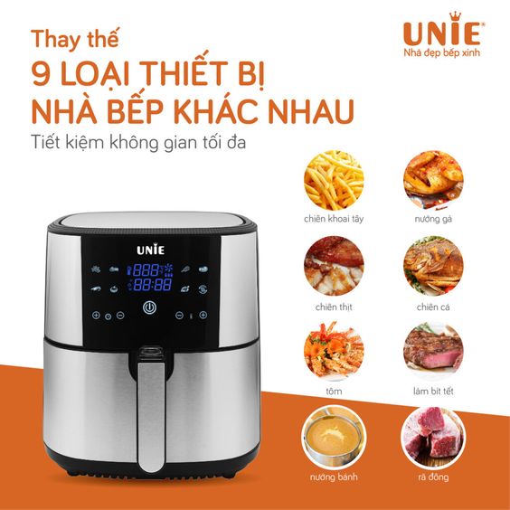 Chế độ nồi chiên không dầu Unie UE-800